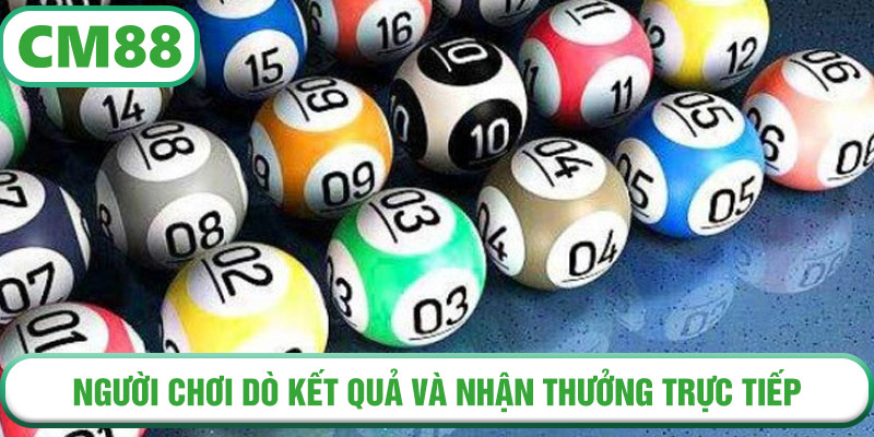 Người chơi dò kết quả và nhận thưởng trực tiếp ngay trong tài khoản CM88